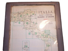 ANTICA CARTA STRADALE ITALIA PUBBLICITARIA OLIVETTI 1951...ANTIK1964