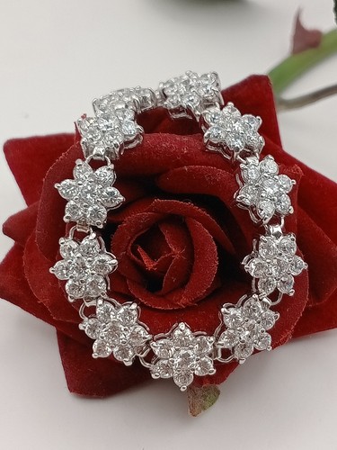 Bracciale tennis fiori