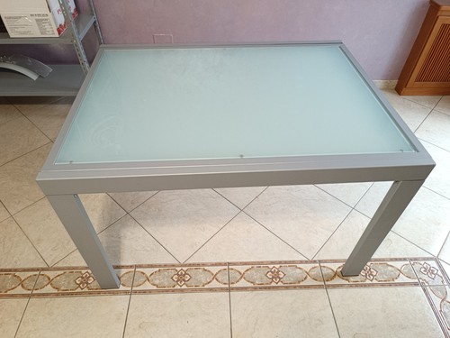 Tavolo estendibile ferro - ferro, e