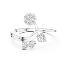 Anello con diamanti naturali