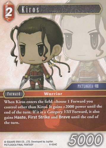 Final fantasy tcg kiros - final,