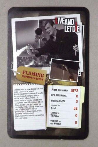 Card james bond - bond, gadget