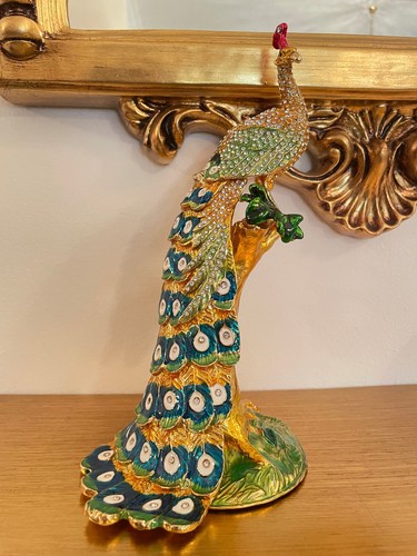 2002 peacock figurine vintage - 2002,
