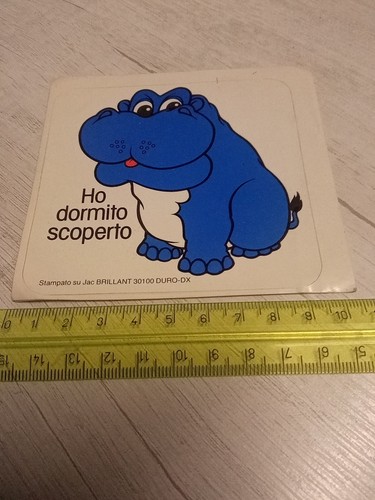 Adesivo sticker ippopotamo - sticker,