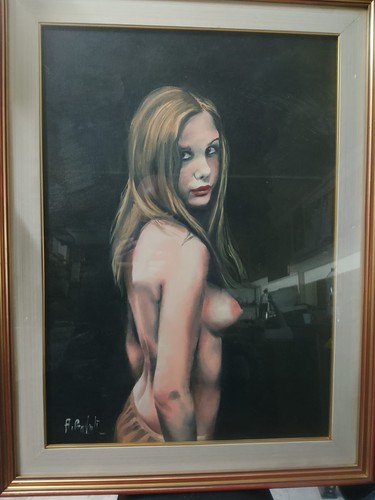 Quadro nudo donna pittore - donna,