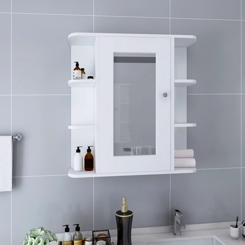 Armadietto specchio con led - con,