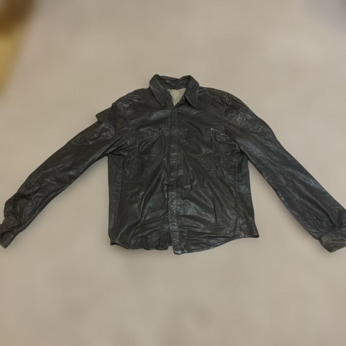Giacca pelle nera giorgio - di,