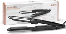 Babyliss ST496E Piastra a Vapore 2In1 Steamshine Ceramic, Piastre in Diamond Cer
