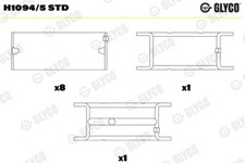 Glyco H1094/5 STD Crankshaft