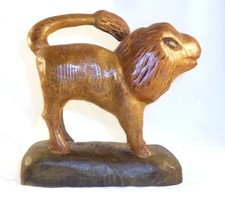 1980 Carved Wood Painted