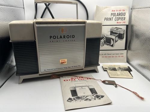 Polaroid model 240 print - model,