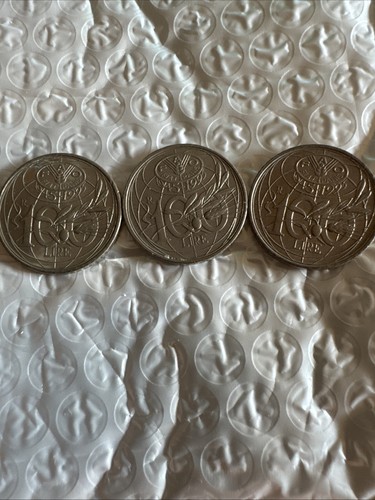 3pezzi moneta italia 100 - moneta,