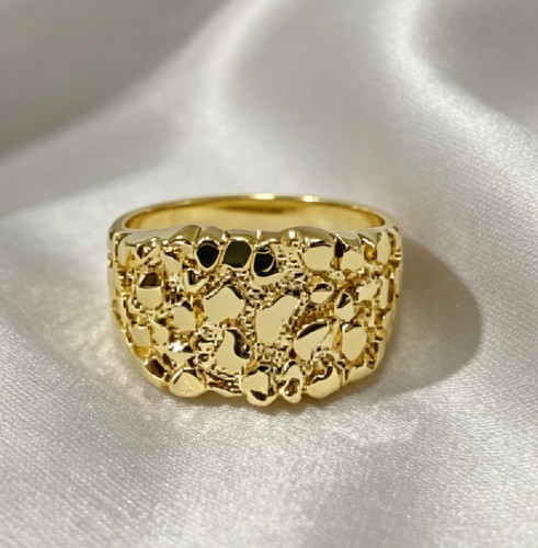 Anello solido oro carati - anello,