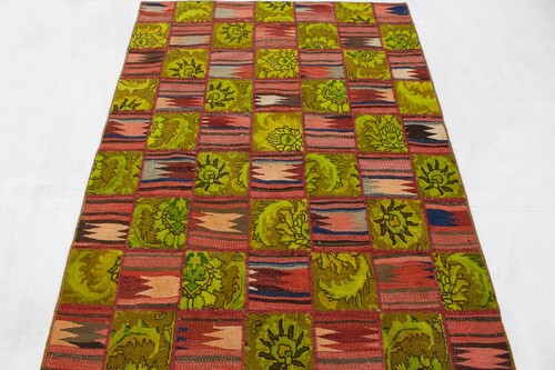 Patchwork vintage raro tappeto