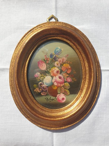 Miniatura dipinto olio - miniatura, de