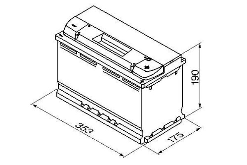Batteria auto bosch s4013 - batteria,