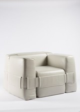 Poltrona in pelle "932" di