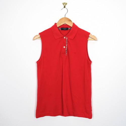 Polo top senza maniche