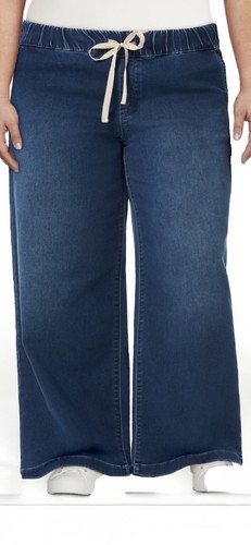 Jeans donna più coulisse pull