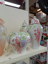 Set Vaso E Potiche Porcellane