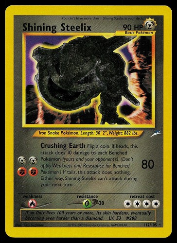 Carta pokemon shining - carta,
