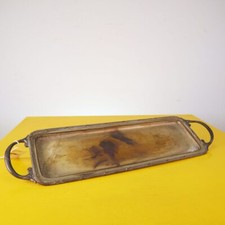 vassoio vintage in metallo con