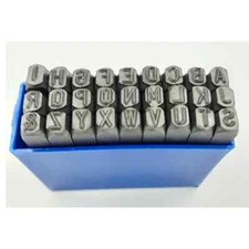 Kit punzoni lettere - punzoni, krino