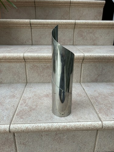 Vaso soppramobile 70s - 70s, acciaio