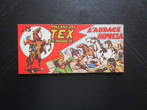 Tex striscia prima serie - tex, 1°