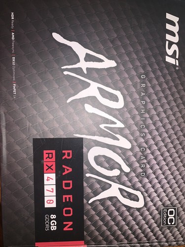 Msi amd radeon 470 armor - radeon, 8g