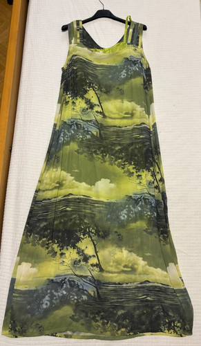 Vestito abito donna verde