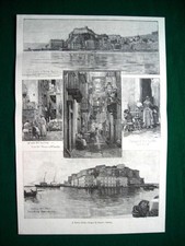 A Marino nel 1893 - Rione Santa Lucia, disegno di Gennaro Amato #2 + Orologi