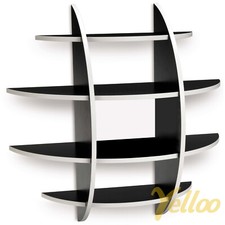 MENSOLA DA PARETE SFERICA NERA