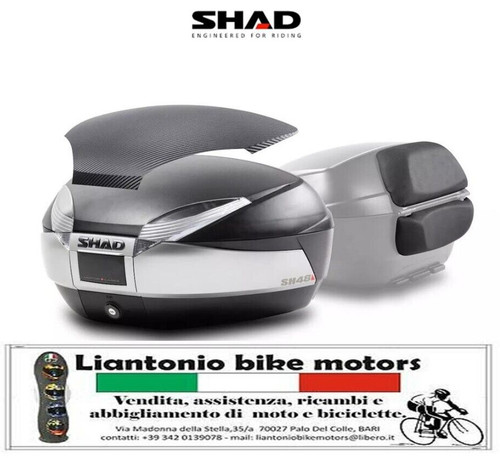 Bauletto per moto scooter shad - moto,