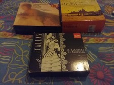 lotto 3 cofanetti cd lirica