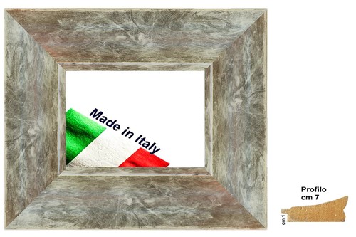 Cornice argento satinato - cornice,