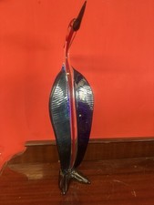 Scultura Pinguino Vetro Di Murano