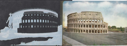 51d cartolina roma colosseo - 41-51d,