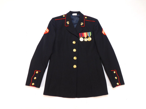 Usmc vestito giacca blu - giacca, l