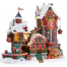 Lemax villaggio di Natale Elf Made Toy Factory