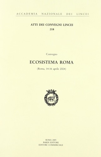 Ecosistema roma atti - roma., del