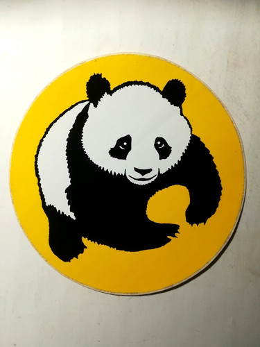 Panda wwf vintage adesivo - wwf,