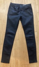 ZARA WOMAN Black Faux Leather