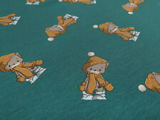 Tessuto cotone jersey orso