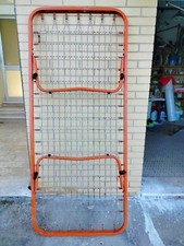 Rete letto singolo, alluminio, piedi pieghevoli e ruote