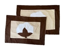 Coppia federe vintage fatte a