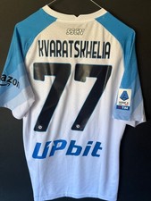 Maglia Napoli preparata match Issued Kvaratskhelia scudetto special
