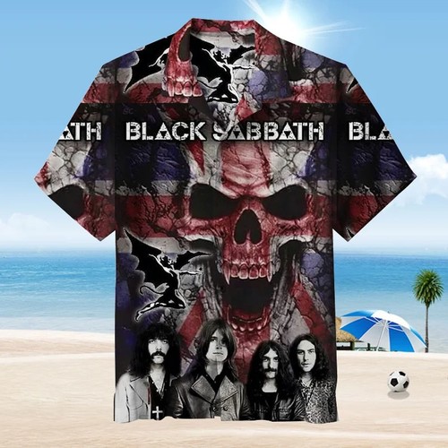 Camicia hawaiana black sabbath - camicia,