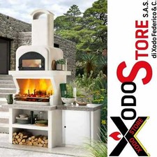 Barbecue con forno legna - con,