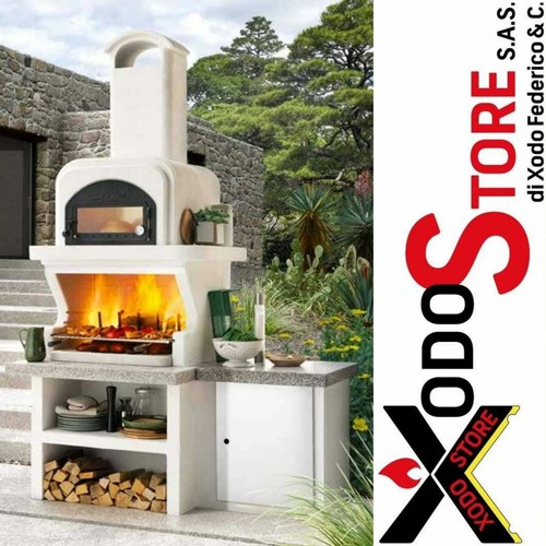 Barbecue con forno legna - barbecue,